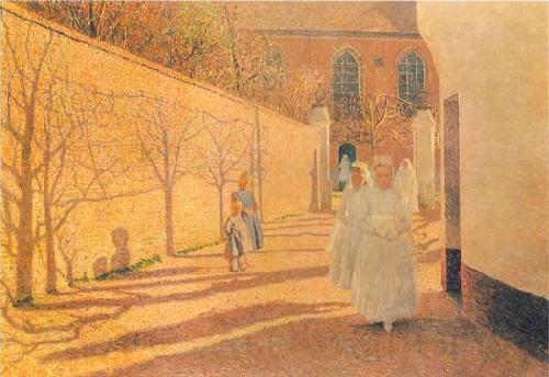 Emile Claus First Communion Spain oil painting art